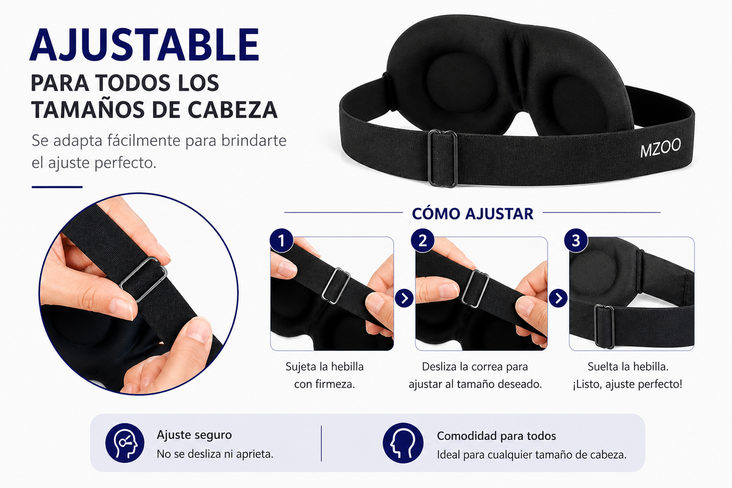 Máscara de Ojos para Dormir